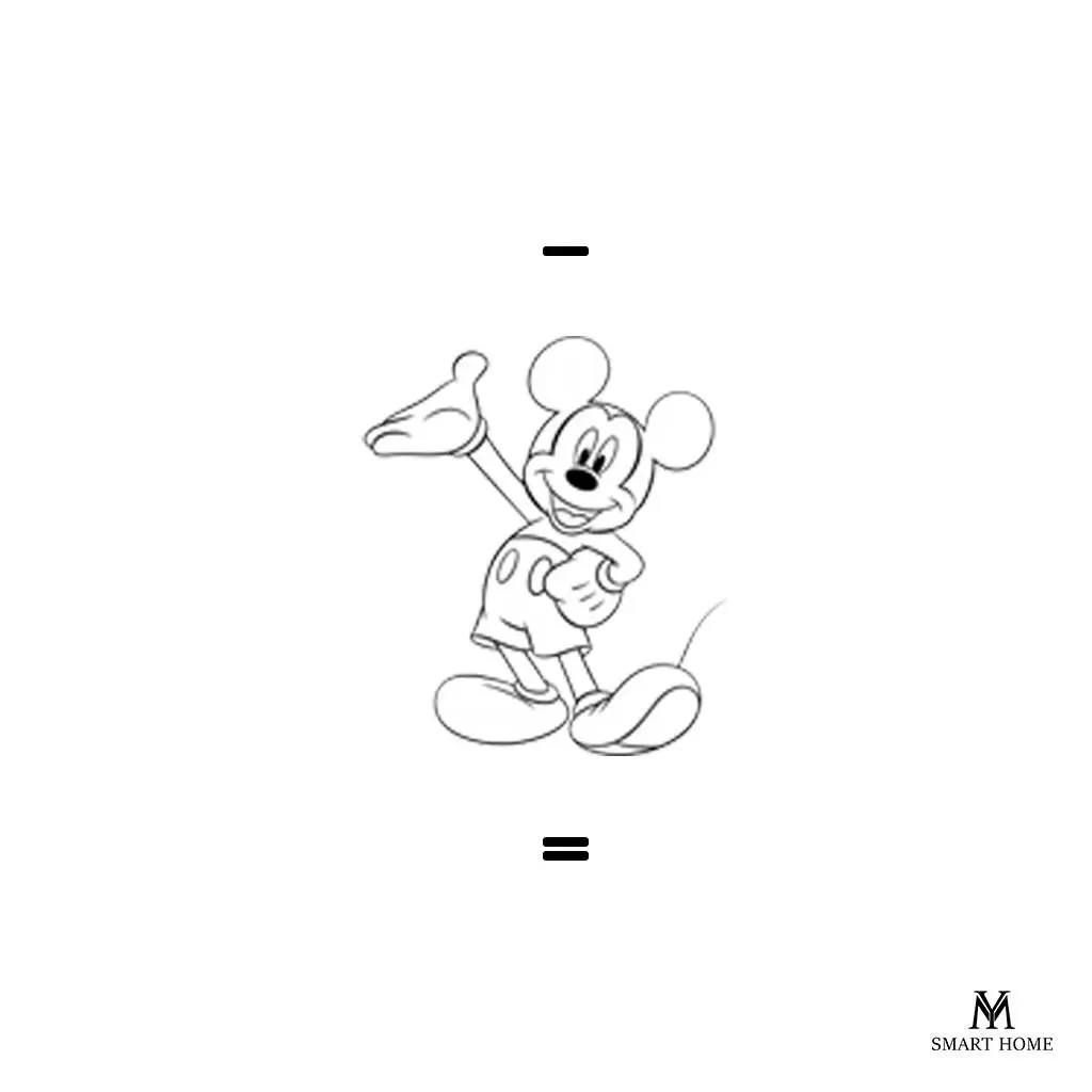 کلید لمسی اتاق کودک طرح میکی موس سه پل